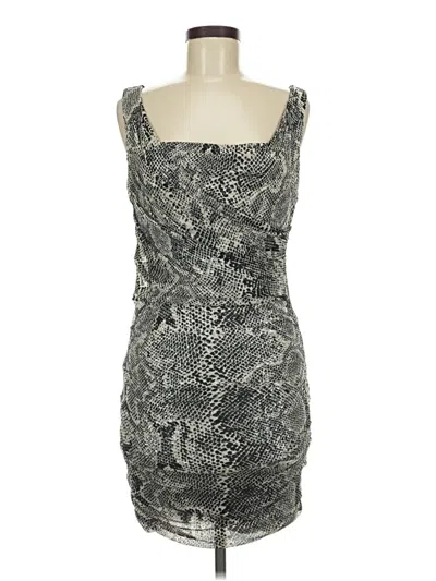 Pre-owned Express Cocktail Dress In Gray