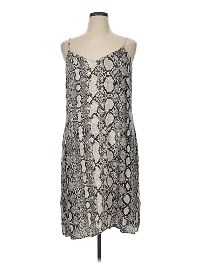 Pre-owned Express Cocktail Dress In Gray