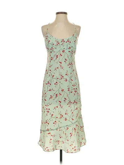 Pre-owned Express Cocktail Dress In Green