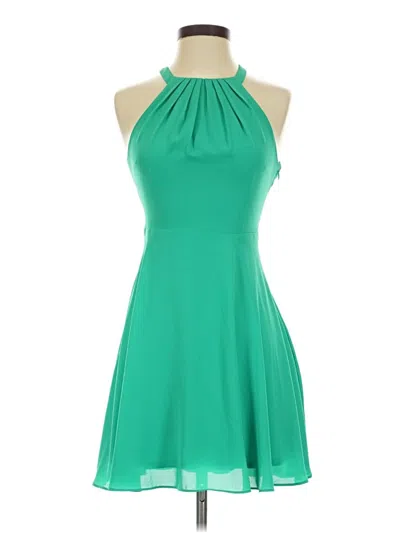 Pre-owned Express Cocktail Dress In Green
