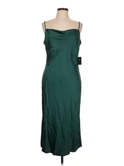 Express Cocktail Dress In Green