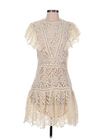Pre-owned Express Cocktail Dress In Ivory