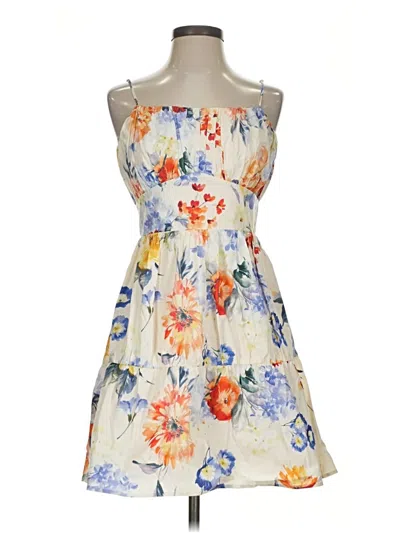 Pre-owned Express Cocktail Dress In Ivory