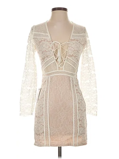 Pre-owned Express Cocktail Dress In Ivory