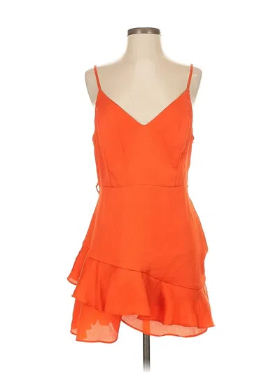 Pre-owned Express Cocktail Dress In Orange