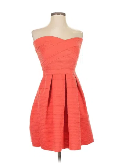 Pre-owned Express Cocktail Dress In Orange