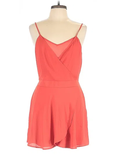 Pre-owned Express Cocktail Dress In Orange