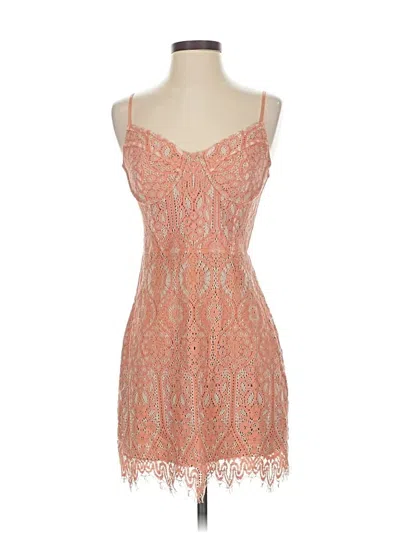 Pre-owned Express Cocktail Dress In Orange