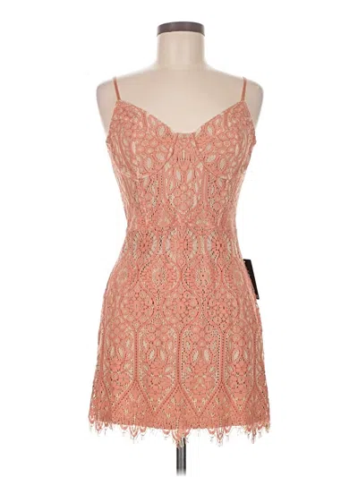 Pre-owned Express Cocktail Dress In Orange