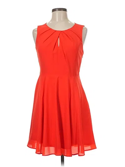 Pre-owned Express Cocktail Dress In Orange