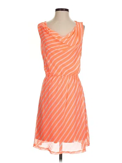 Pre-owned Express Cocktail Dress In Orange