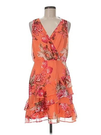 Pre-owned Express Cocktail Dress In Orange