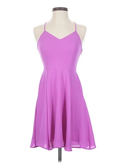 Pre-owned Express Cocktail Dress In Purple