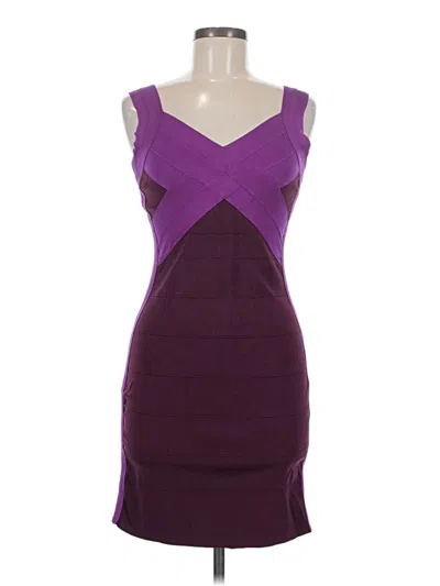 Pre-owned Express Cocktail Dress In Purple