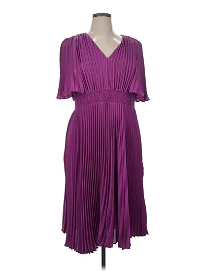 Pre-owned Express Cocktail Dress In Purple
