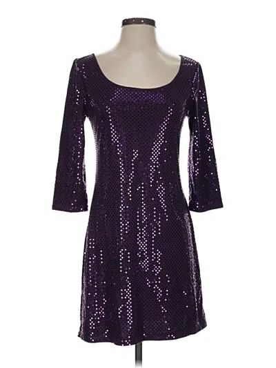 Pre-owned Express Cocktail Dress In Purple
