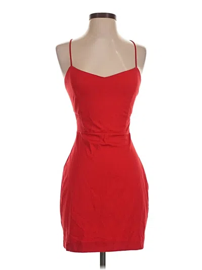 Pre-owned Express Cocktail Dress In Red