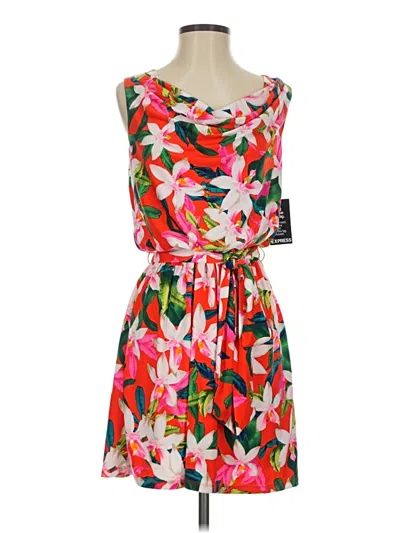 Express Cocktail Dress In Red