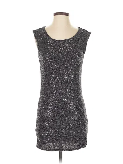 Pre-owned Express Cocktail Dress In Silver