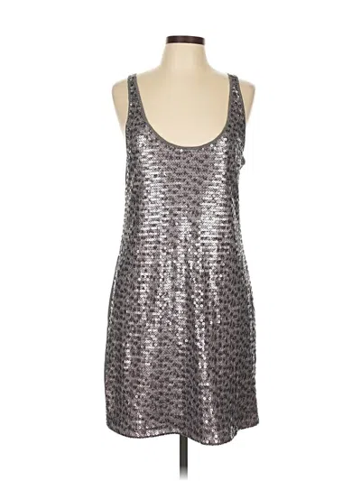 Pre-owned Express Cocktail Dress In Silver