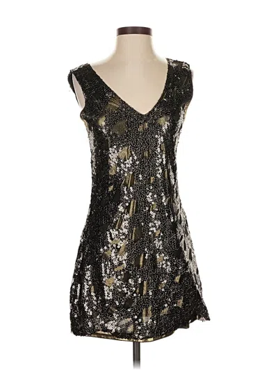 Pre-owned Express Cocktail Dress In Silver