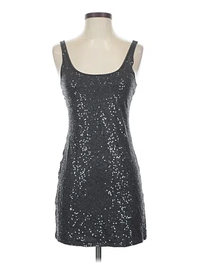 Pre-owned Express Cocktail Dress In Silver
