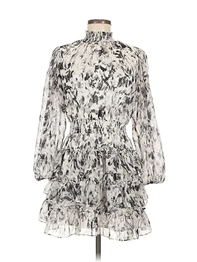 Pre-owned Express Cocktail Dress In Silver