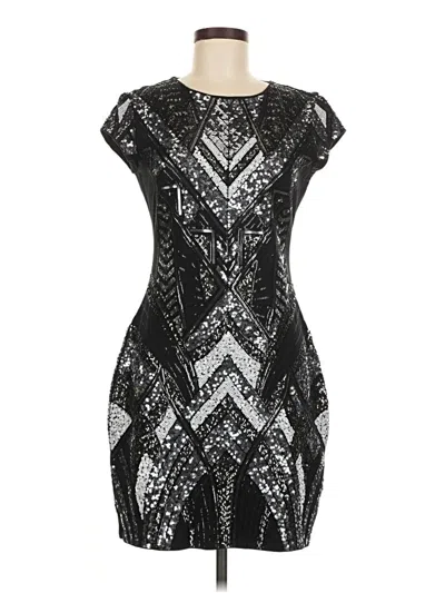 Pre-owned Express Cocktail Dress In Silver