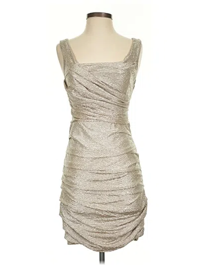 Pre-owned Express Cocktail Dress In Silver