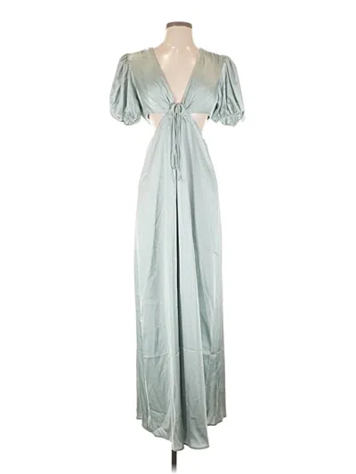 Pre-owned Express Cocktail Dress In Silver
