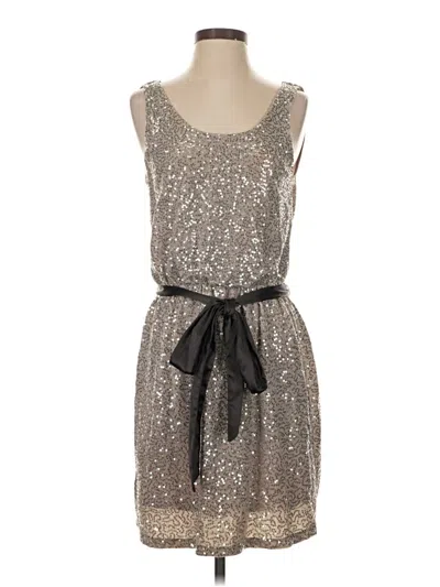 Pre-owned Express Cocktail Dress In Silver