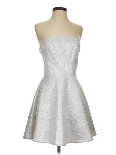 Pre-owned Express Cocktail Dress In Silver