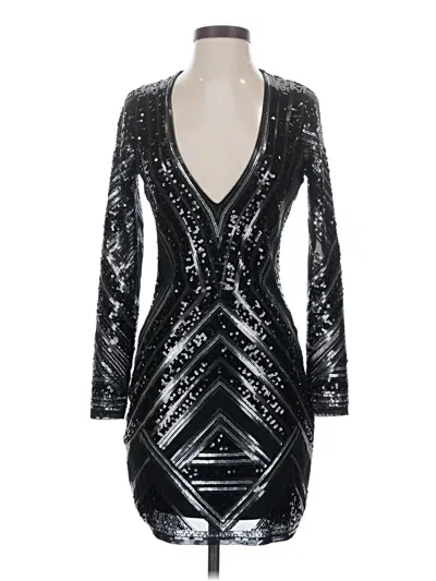 Pre-owned Express Cocktail Dress In Silver