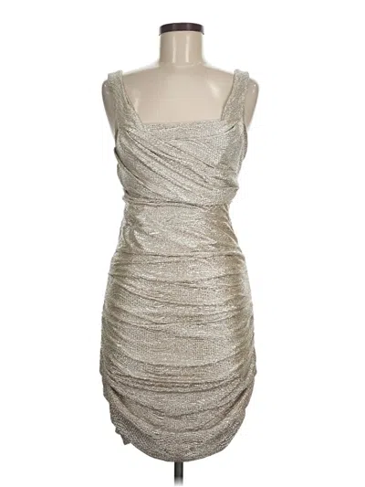 Pre-owned Express Cocktail Dress In Silver