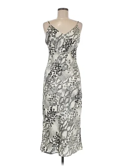 Pre-owned Express Cocktail Dress In Silver