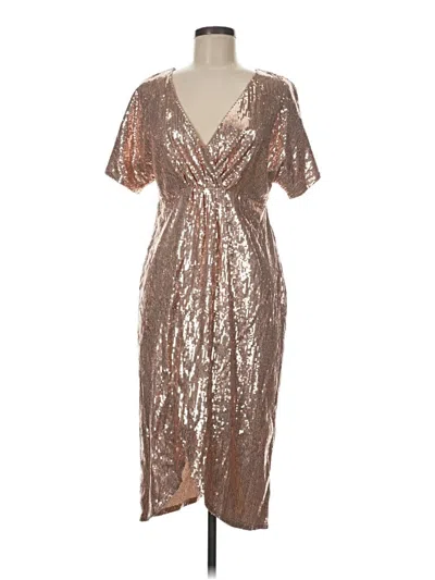 Pre-owned Express Cocktail Dress In Silver