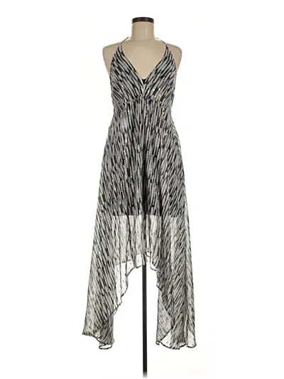 Pre-owned Express Cocktail Dress In Silver