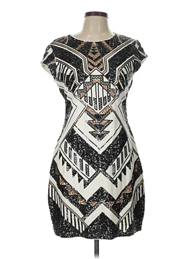 Pre-owned Express Cocktail Dress In Silver