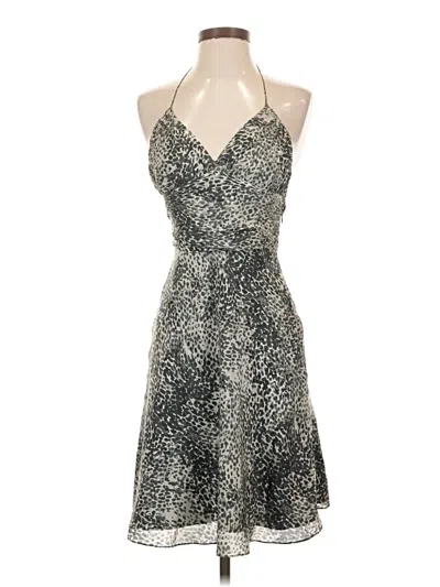Pre-owned Express Cocktail Dress In Silver