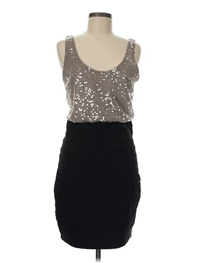 Pre-owned Express Cocktail Dress In Silver