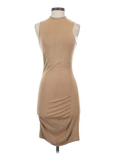 Pre-owned Express Cocktail Dress In Tan