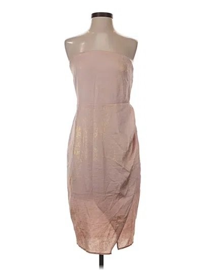 Pre-owned Express Cocktail Dress In Tan