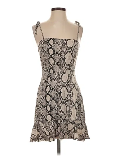 Pre-owned Express Cocktail Dress In Tan