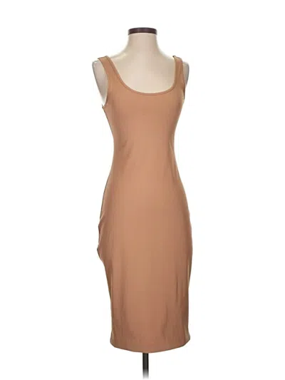 Pre-owned Express Cocktail Dress In Tan