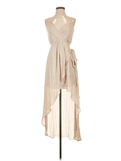 Pre-owned Express Cocktail Dress In Tan