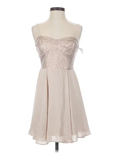 Pre-owned Express Cocktail Dress In Tan