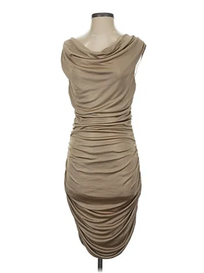 Pre-owned Express Cocktail Dress In Tan