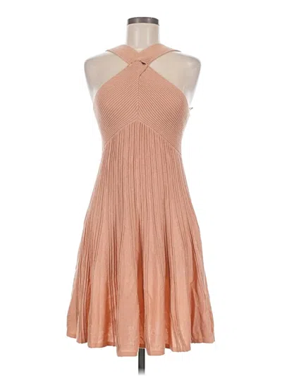 Pre-owned Express Cocktail Dress In Tan