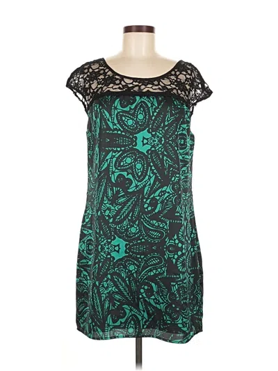 Pre-owned Express Cocktail Dress In Teal