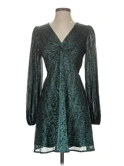 Pre-owned Express Cocktail Dress In Teal